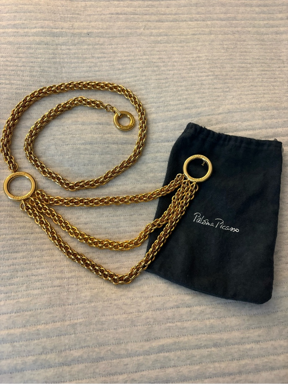 1980s PALOMA PICASSO Gold Belt